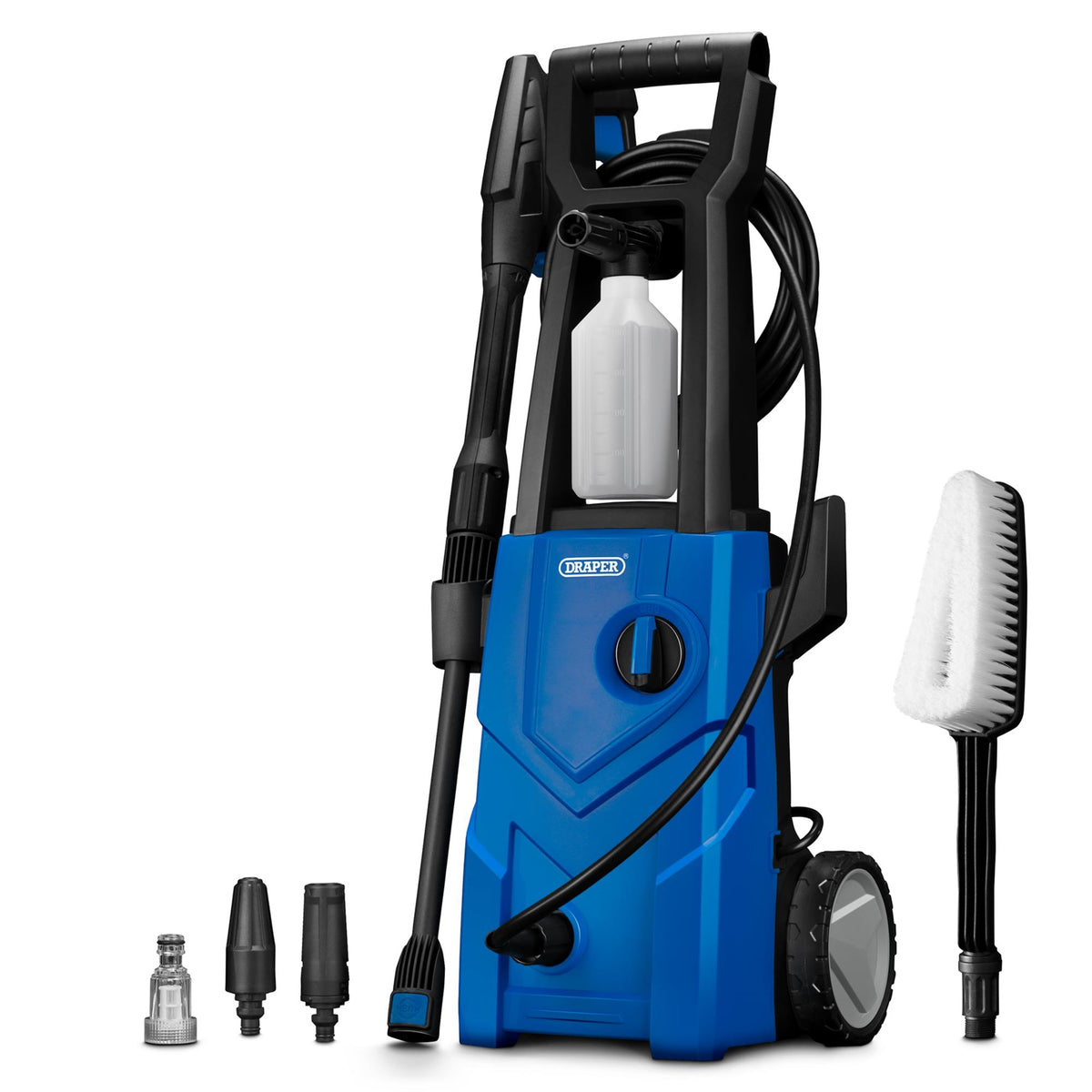 Draper 1600W Pressure Washer (135bar) Model No. PW1600/90D