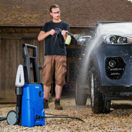 Draper 1600W Pressure Washer (135bar) Model No. PW1600/90D