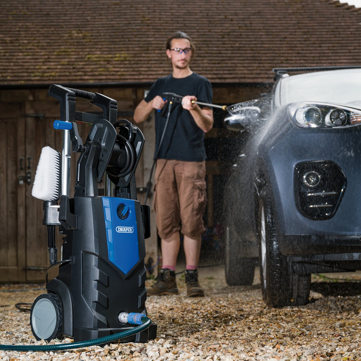 Draper 2100W Pressure Washer (165bar) Model No. PW2100I/110D