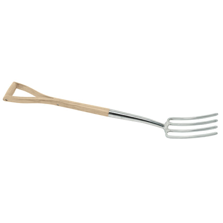 Draper Heritage Stainless Steel Border Fork with Ash Handle: Model No. DBFG/L