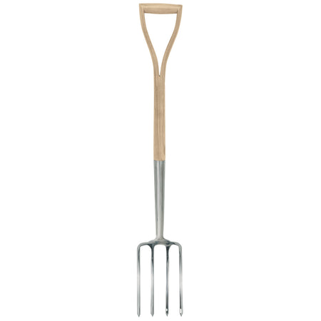 Draper Heritage Stainless Steel Border Fork with Ash Handle: Model No. DBFG/L