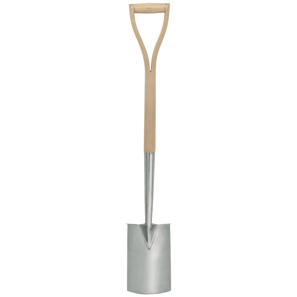 Draper Heritage Stainless Steel Border Spade with Ash Handle: Model No. DBSG/L