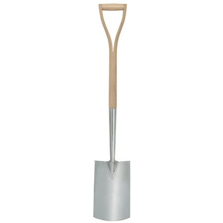 Draper Heritage Stainless Steel Digging Spade with Ash Handle: Model No. DDSG/L