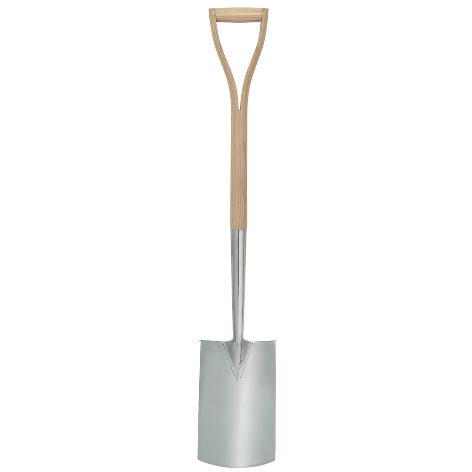 Draper Heritage Stainless Steel Digging Spade with Ash Handle: Model No. DDSG/L