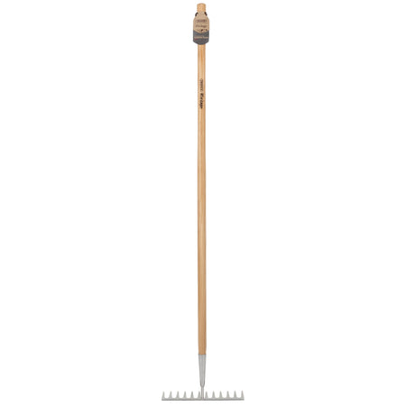 Draper Heritage Stainless Steel Garden Rake with Ash Handle: Model No. DGRG/L
