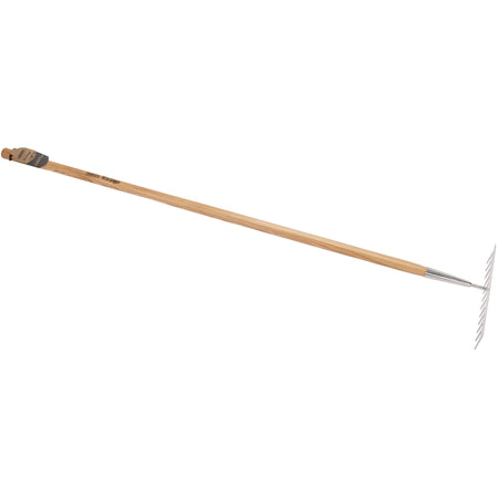 Draper Heritage Stainless Steel Garden Rake with Ash Handle: Model No. DGRG/L