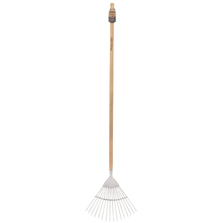 Draper Heritage Stainless Steel Lawn Rake with Ash Handle: Model No. DGLRG/L