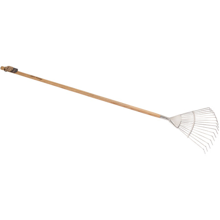 Draper Heritage Stainless Steel Lawn Rake with Ash Handle: Model No. DGLRG/L