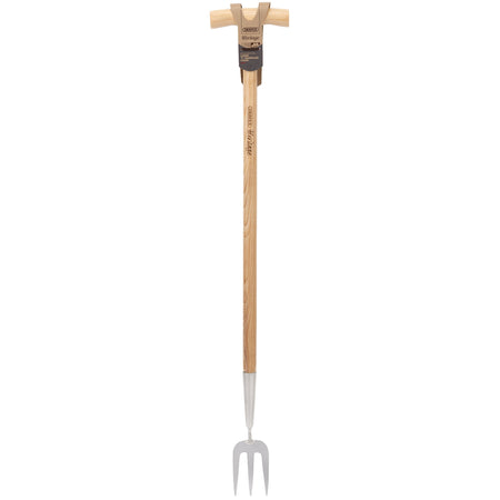 Draper Heritage Stainless Steel Fork With Ash Long Handle: Model No. GLTFG/L