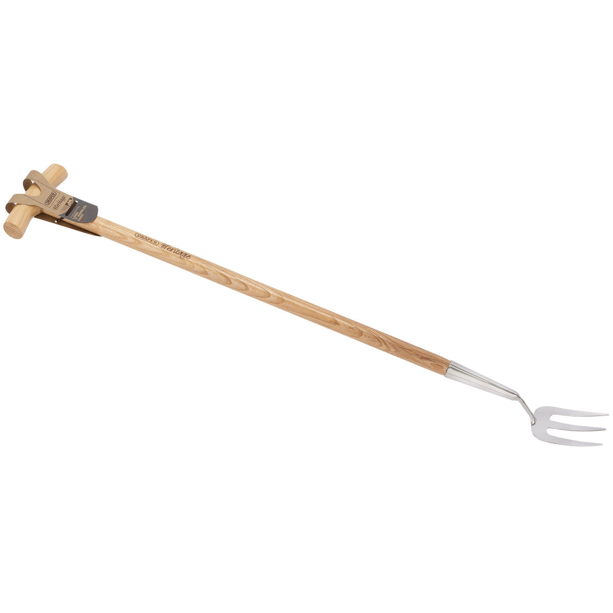 Draper Heritage Stainless Steel Fork With Ash Long Handle: Model No. GLTFG/L