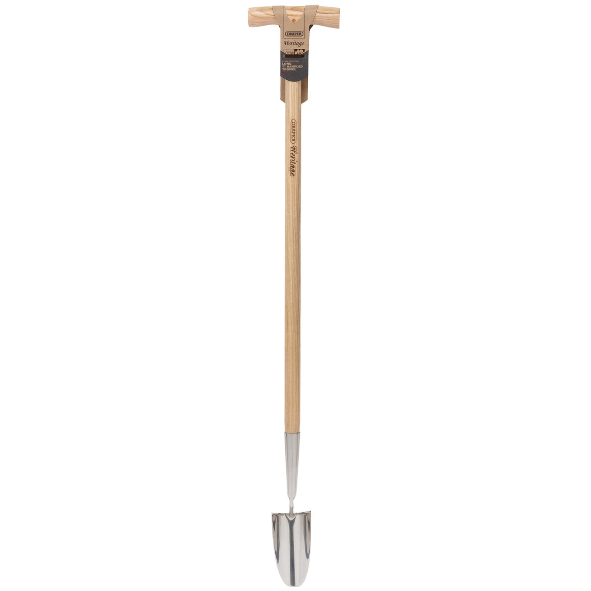 Draper Heritage Stainless Steel Trowel With Ash Long Handle: Model No. GLTTG/L
