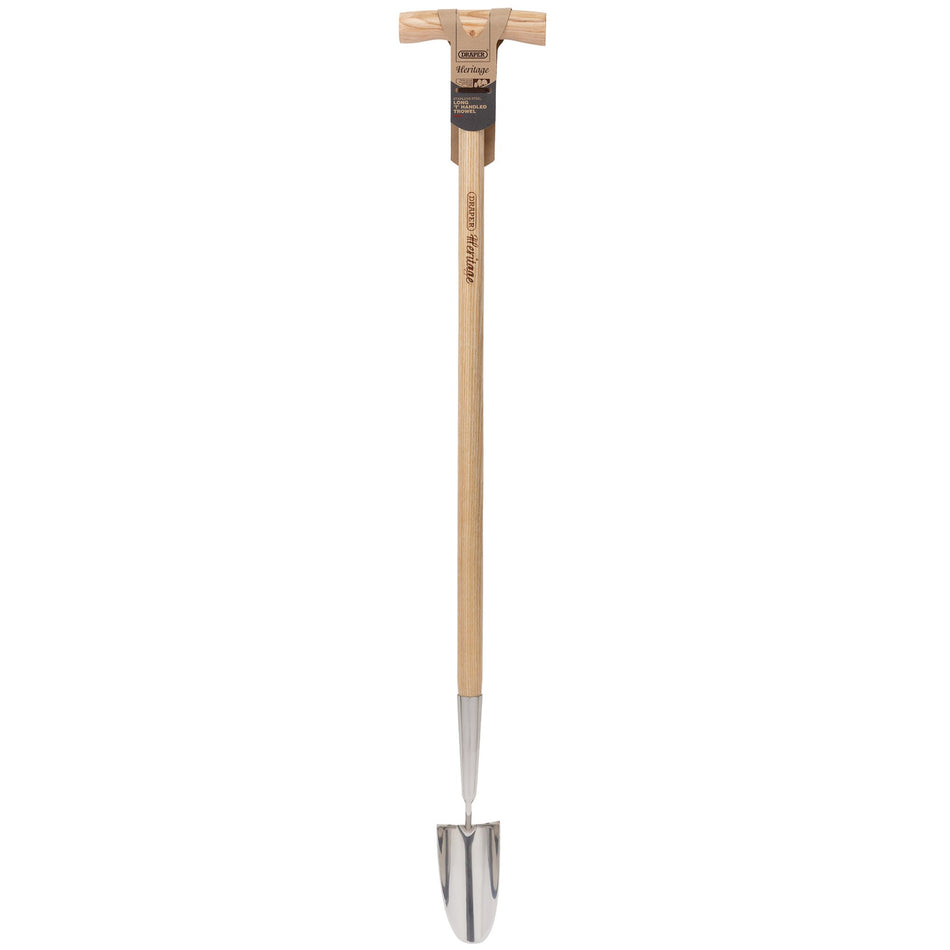 Draper Heritage Stainless Steel Trowel With Ash Long Handle: Model No. GLTTG/L