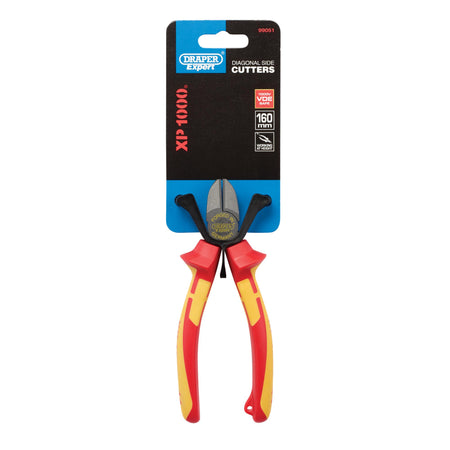 XP1000 VDE Diagonal Side Cutter, 160mm, Tethered: Model No. XP1000SC