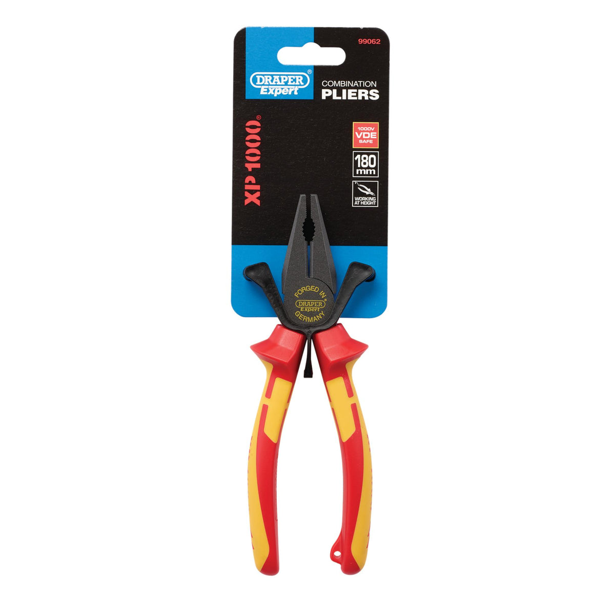 XP1000 VDE Combination Pliers, 180mm, Tethered: Model No. XP1000CP