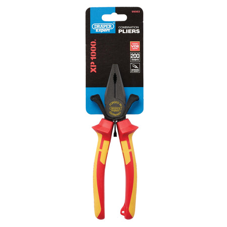 XP1000 VDE Combination Pliers, 200mm, Tethered: Model No. XP1000CP