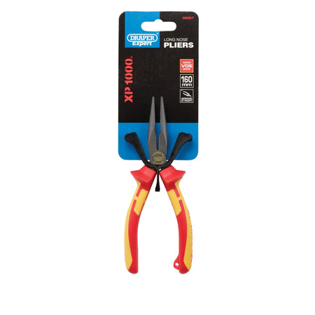 XP1000 VDE Long Nose Pliers, 160mm, Tethered: Model No. XP1000LN