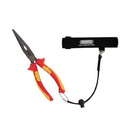XP1000 VDE Long Nose Pliers, 200mm, Tethered: Model No. XP1000LN