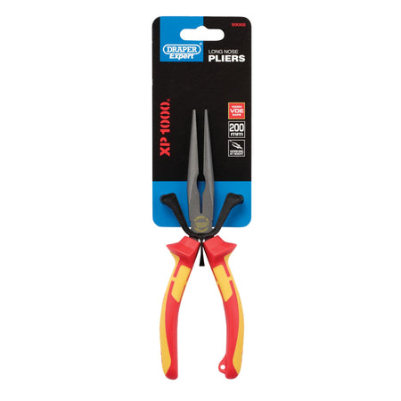 XP1000 VDE Long Nose Pliers, 200mm, Tethered: Model No. XP1000LN