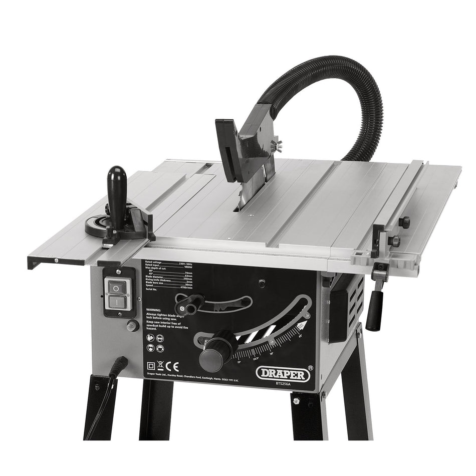 Draper 250mm Sliding Table Saw (1800W) Model No. BTS256A