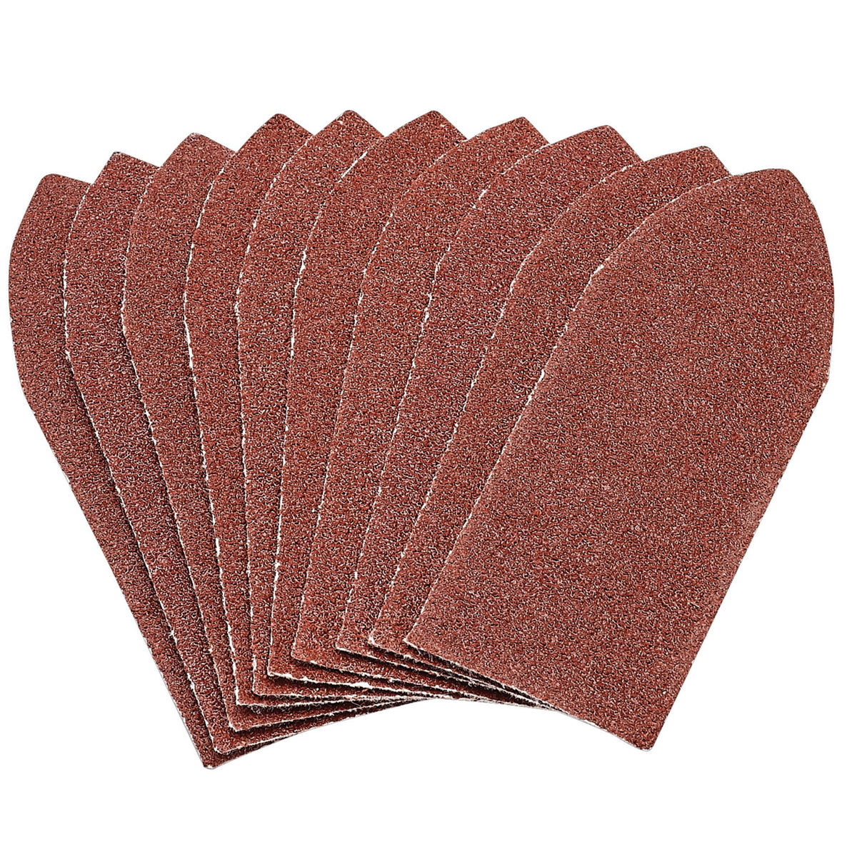 Draper Pack of Ten 80 Grit Hook and Loop Aluminium Oxide Sanding Sheets (32 x 92mm) Model No. APT259