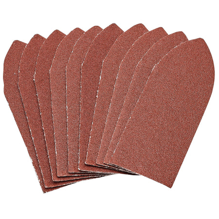 Draper Pack of Ten 120 Grit Hook and Loop Aluminium Oxide Sanding Sheets (32 x 92mm) Model No. APT259