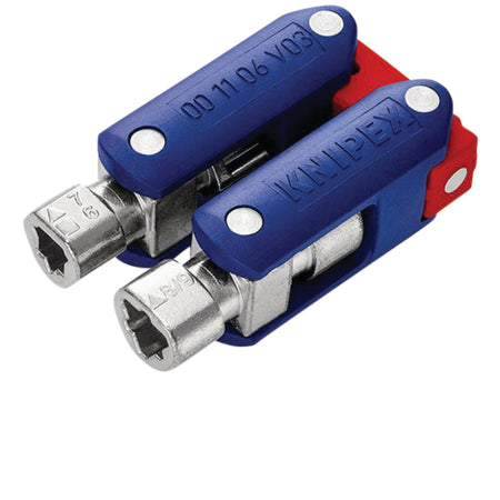 KNIPEX 00 11 06 V03 Control Cabinet Key "Double-Joint", 62 mm