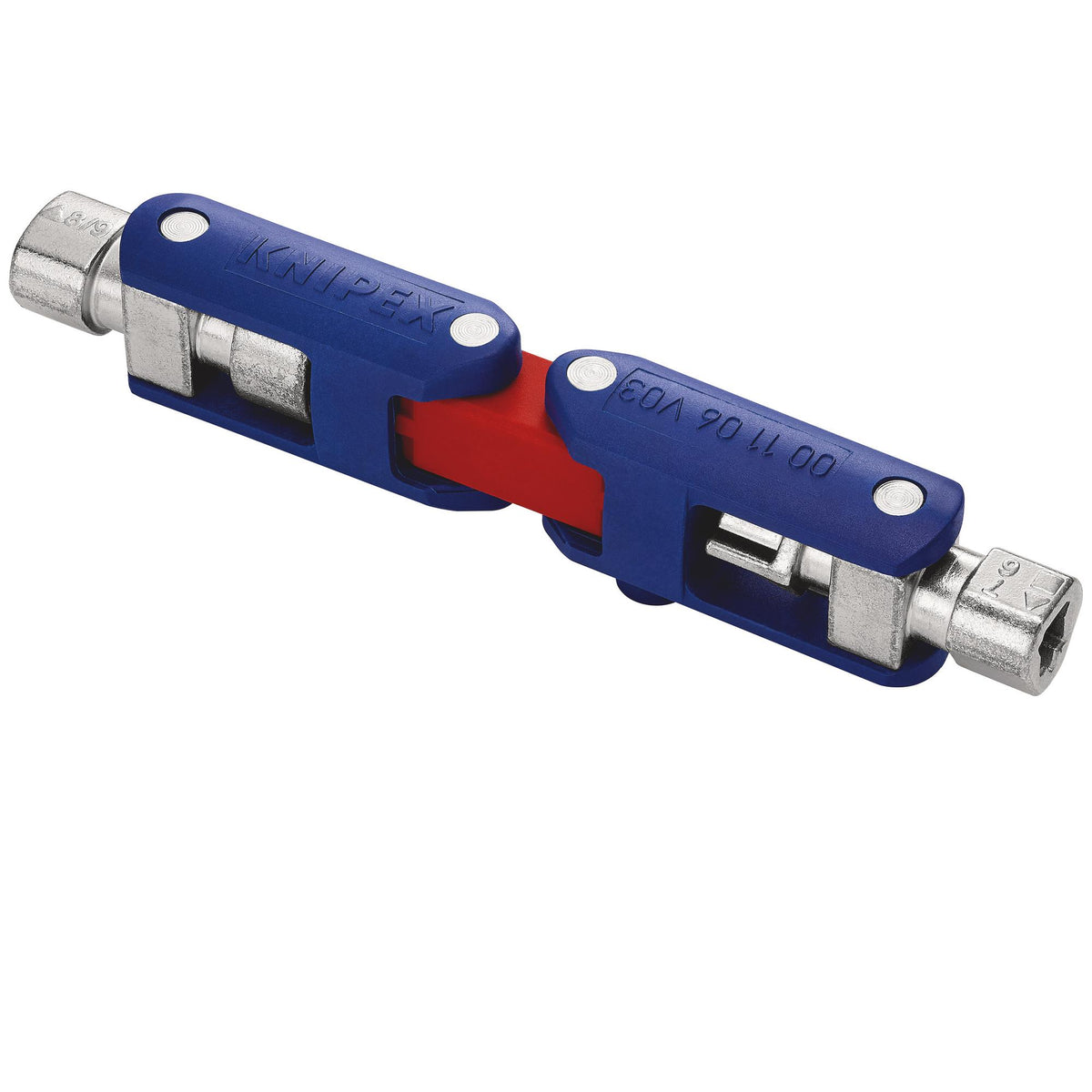 KNIPEX 00 11 06 V03 Control Cabinet Key "Double-Joint", 62 mm