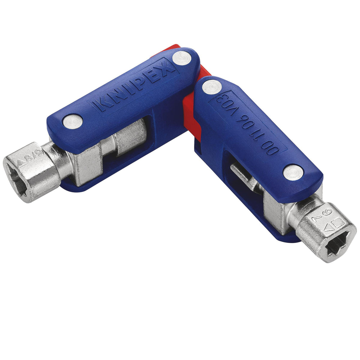 KNIPEX 00 11 06 V03 Control Cabinet Key "Double-Joint", 62 mm