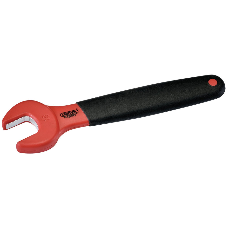 VDE Approved Fully Insulated Open End Spanner, 18mm: Model No. 8299