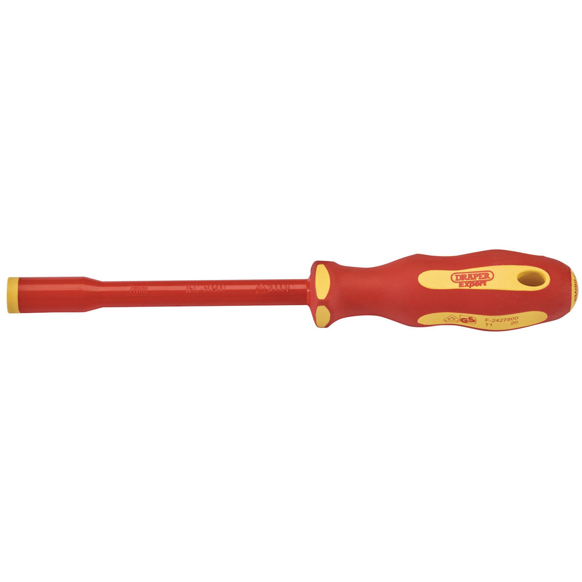 Ergo Plus VDE Fully Insulated Nut Driver, 7mm: Model No. 965/NR