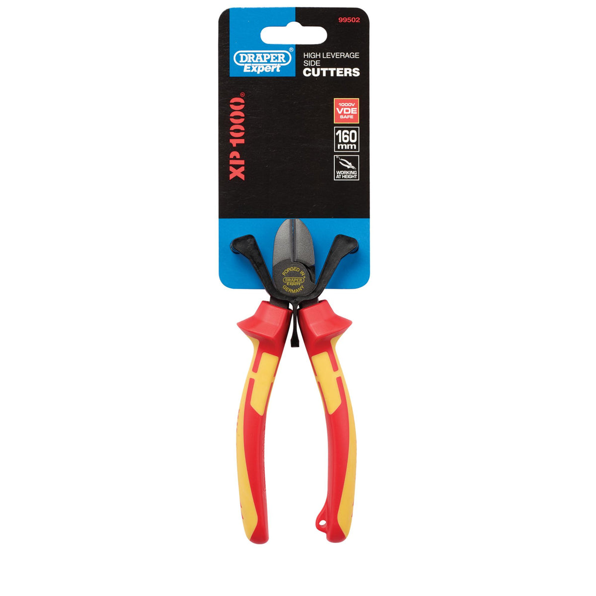 XP1000 VDE Hi-Leverage Side Cutter, 160mm, Tethered: Model No. XP1000HLSC
