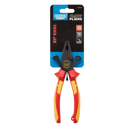XP1000 VDE Hi-Leverage Combination Pliers, 180mm, Tethered: Model No. XP1000HLCP