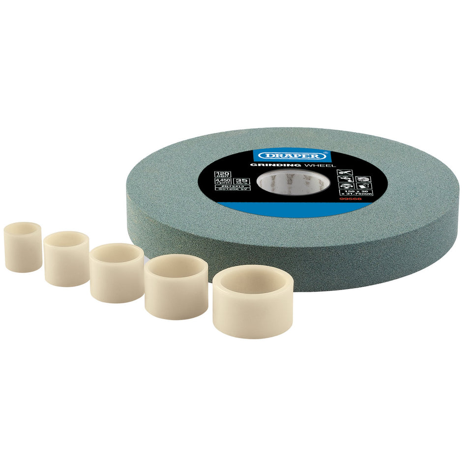 Draper Silicon Carbide Bench Grinding Wheel 120G (150mm x 20mm) Model No. BG15020S