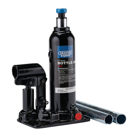 Draper Expert Hydraulic Bottle Jack, 2 Tonne: Model No. BJE2