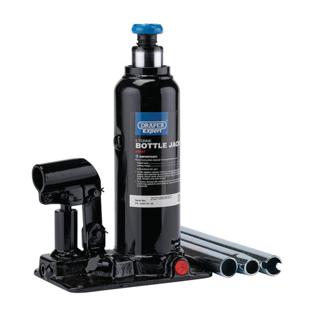 Draper Expert Hydraulic Bottle Jack, 5 Tonne: Model No. BJE5