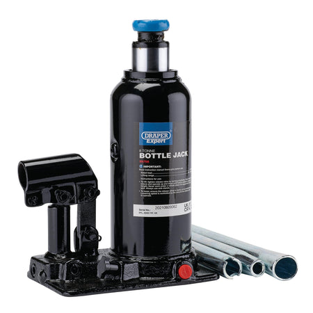 Draper Expert Hydraulic Bottle Jack, 8 Tonne: Model No. BJE8