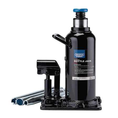 Draper Expert Hydraulic Bottle Jack, 12 Tonne: Model No. BJE12