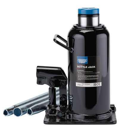 Draper Expert Hydraulic Bottle Jack, 30 Tonne: Model No. BJE30