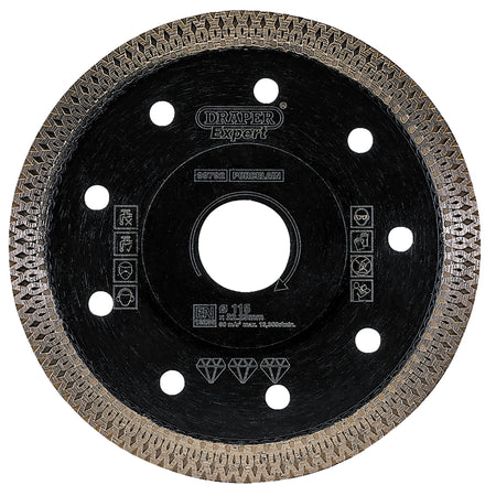 Draper Turbo-X Porcelain Diamond Blade (115mm) Model No. DBX1