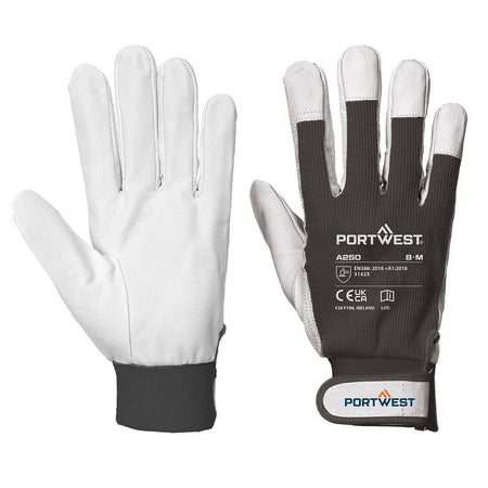 Leather 110 Grain Palm Mechanical Glove