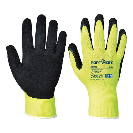 Portwest Hi-Vis Grip Glove - Latex A340