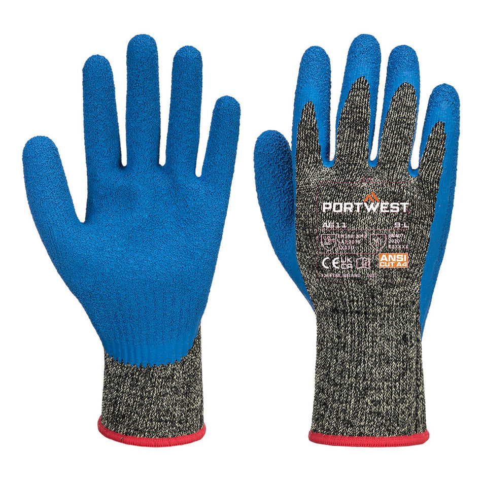Aramid HR Cut Latex Glove - Style PW- A611
