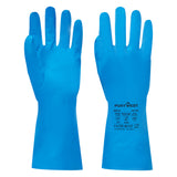 Food-Approved Nitrile Gauntlet - Style PW- A814