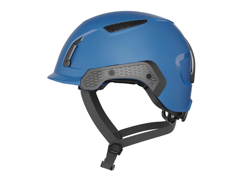 SPECTOR Vented Safety Helmet Blue