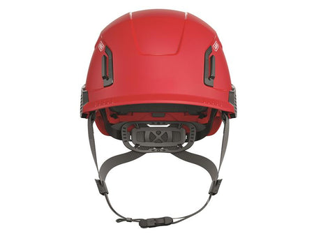 SPECTOR-E Non-vented Safety Helmet Red