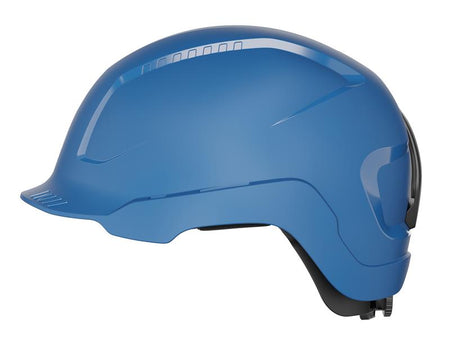 SCATOR-E Non-vented Safety Helmet Blue