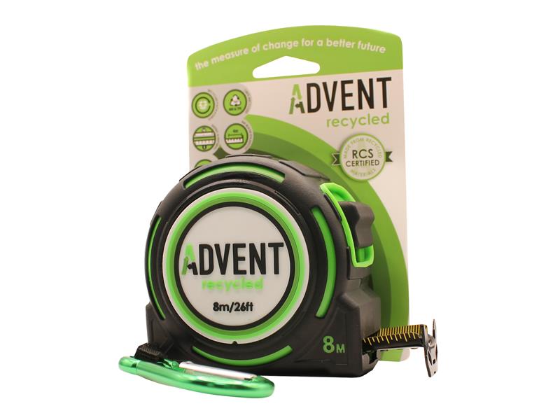 Recycled Tape Measure 8m/26ft (32mm Width)