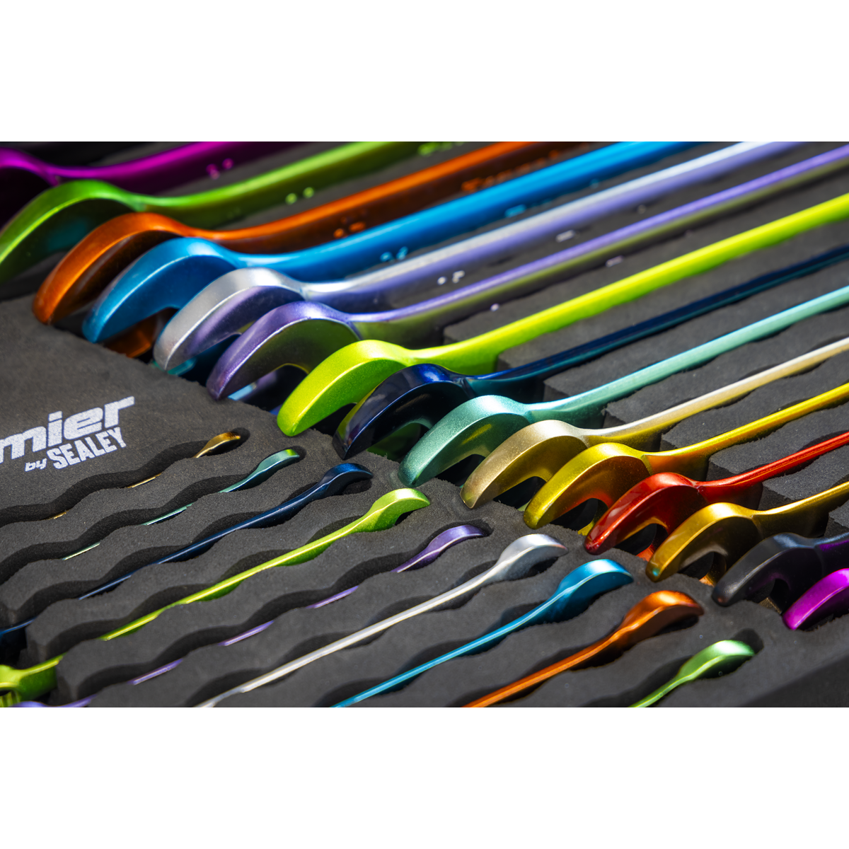 Sealey Premier Multi-Coloured Combination Spanner Set 25pc Model No-AK63268