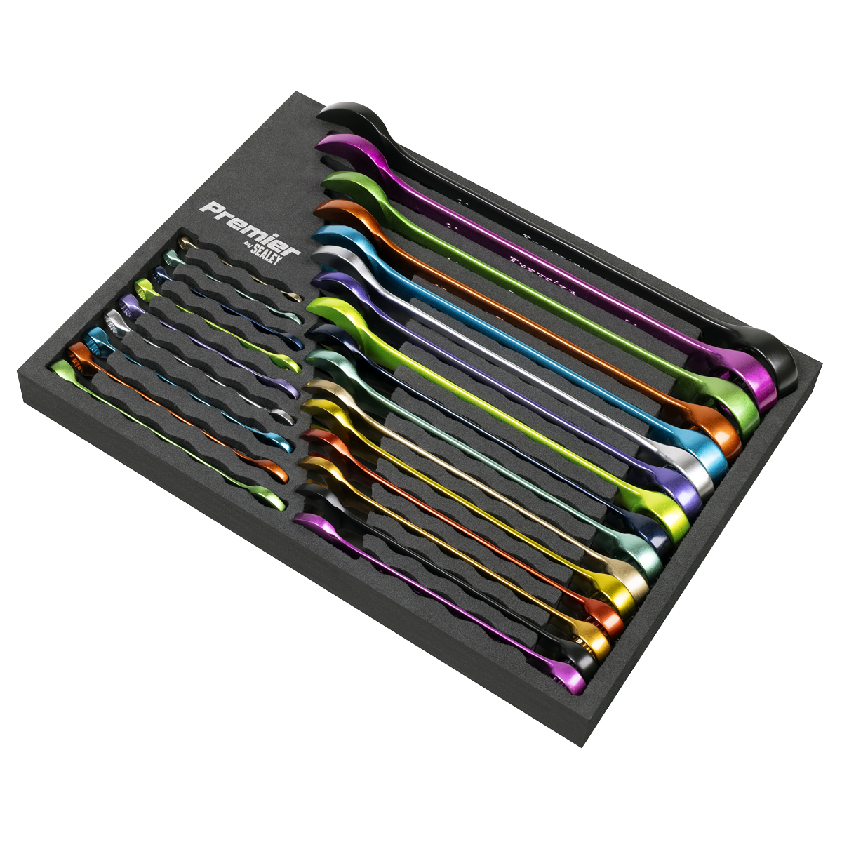 Sealey Premier Multi-Coloured Combination Spanner Set 25pc Model No-AK63268