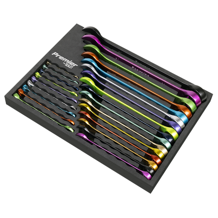Sealey Premier Multi-Coloured Combination Spanner Set 25pc Model No-AK63268